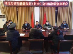 河南省镇平县马庄乡：召开疫情防控紧急部署会，严防死守