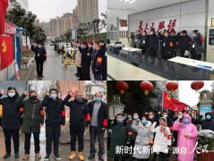 河南省镇平县雪枫街道特殊党日活动：党旗所指 党员所向