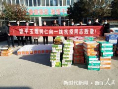 河南省镇平县玉雕行业爱心捐赠助力石佛寺镇疫情防控