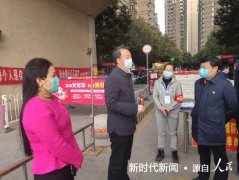 南阳市宛城区委常委、副区长陈明远到仲景街