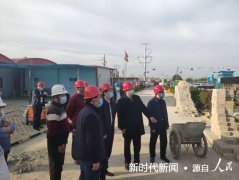  南阳市宛城区委书记刘中青到五里堡街道调研项目建设工