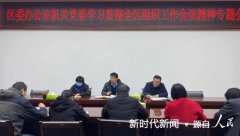 南阳市卧龙区委办公室机关党委召开专题会