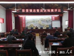 河南省镇平县彭营镇开展志智双扶“三个一”档案评比活动