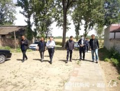 南阳市宛城区政府副区长高贵洲一行到溧河乡调研指导健康