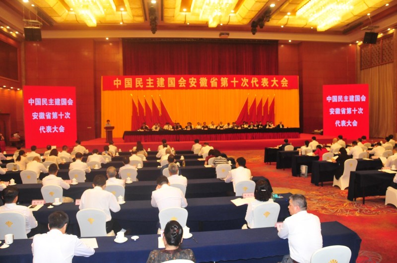  中国民主建国会安徽省第十次代表大会胜利