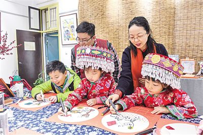 浙江慈溪：“寒假课堂”非遗传承迎新年