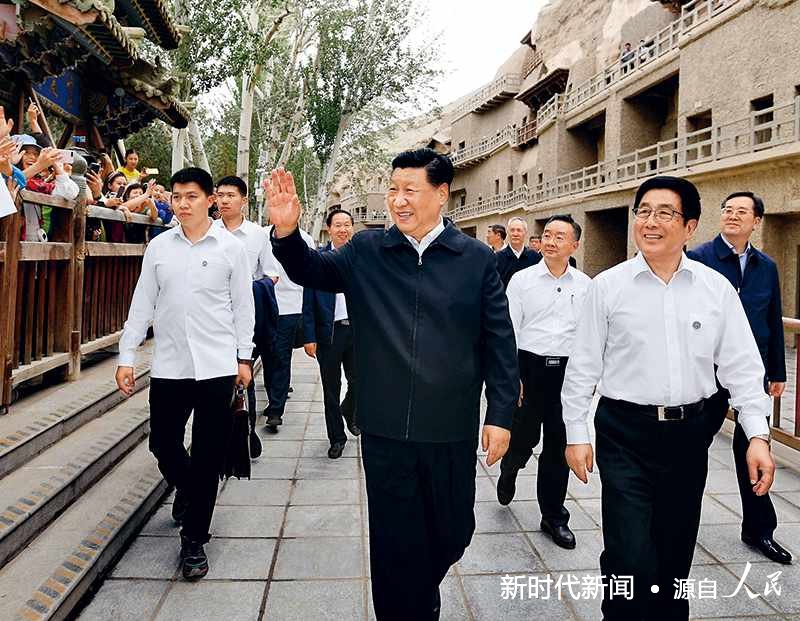 习近平：在敦煌研究院座谈时的讲话