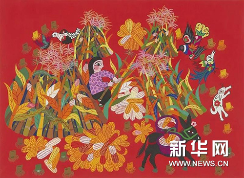 陕西省美术博物馆藏安塞农民画作品展
