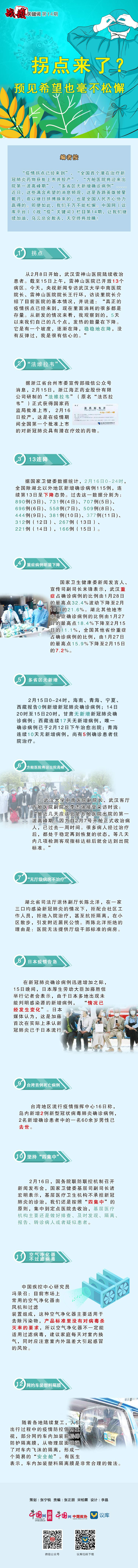 拐点来了？我们要在希望中毫不松懈 | 战“疫”关键词14期