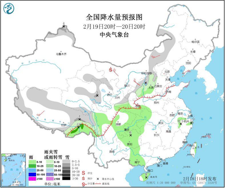 北方大部降温4～6℃部分地区有大雪或暴雪