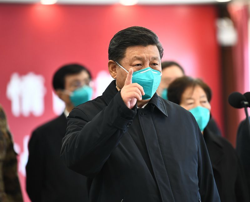 习近平考察火神山医院看望慰问患者和医务工作者