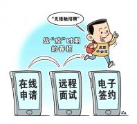 “空中招聘”：企业与大学生如何各自适应