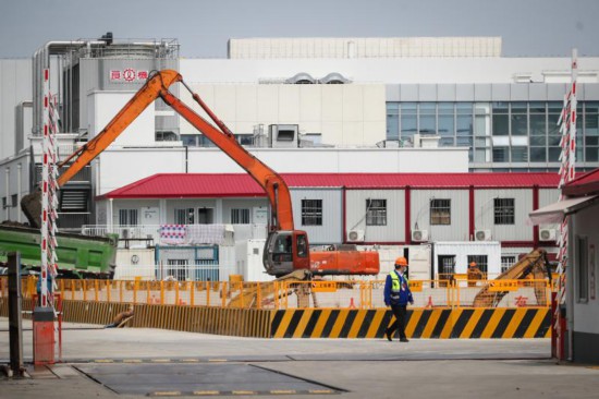 科学设施恢复建设上海交通大学张江科学园工程复工中