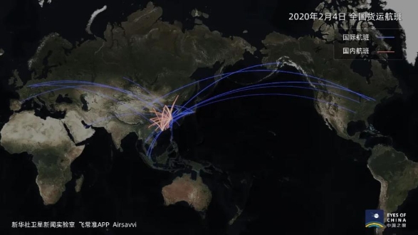 卫星发现一个信号：中国航线正在忙起来