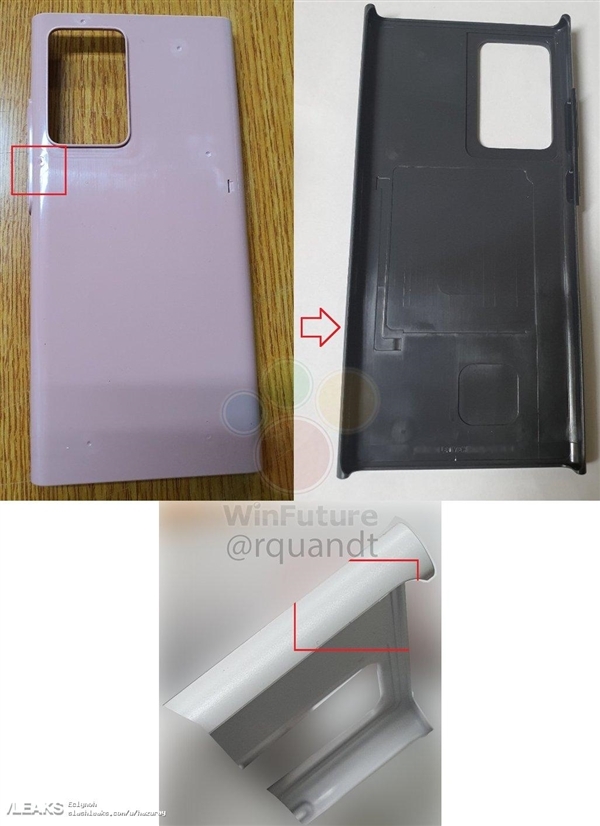 三星Note 20模具曝光：矩阵相机设计方案被证实