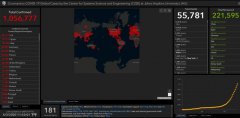 约翰斯·霍普金斯大学：全球确诊超105万 美国破25