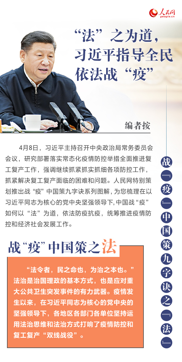“法”之为道,习近平指导全民依法战“疫”