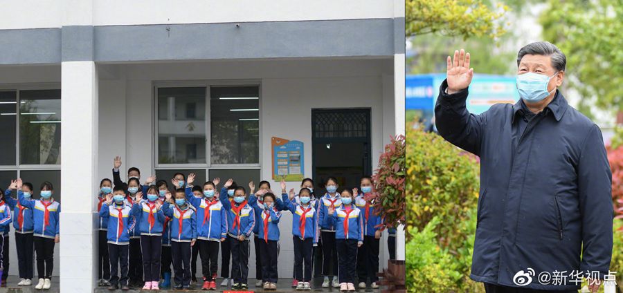 习近平在陕西省平利县考察脱贫攻坚情况