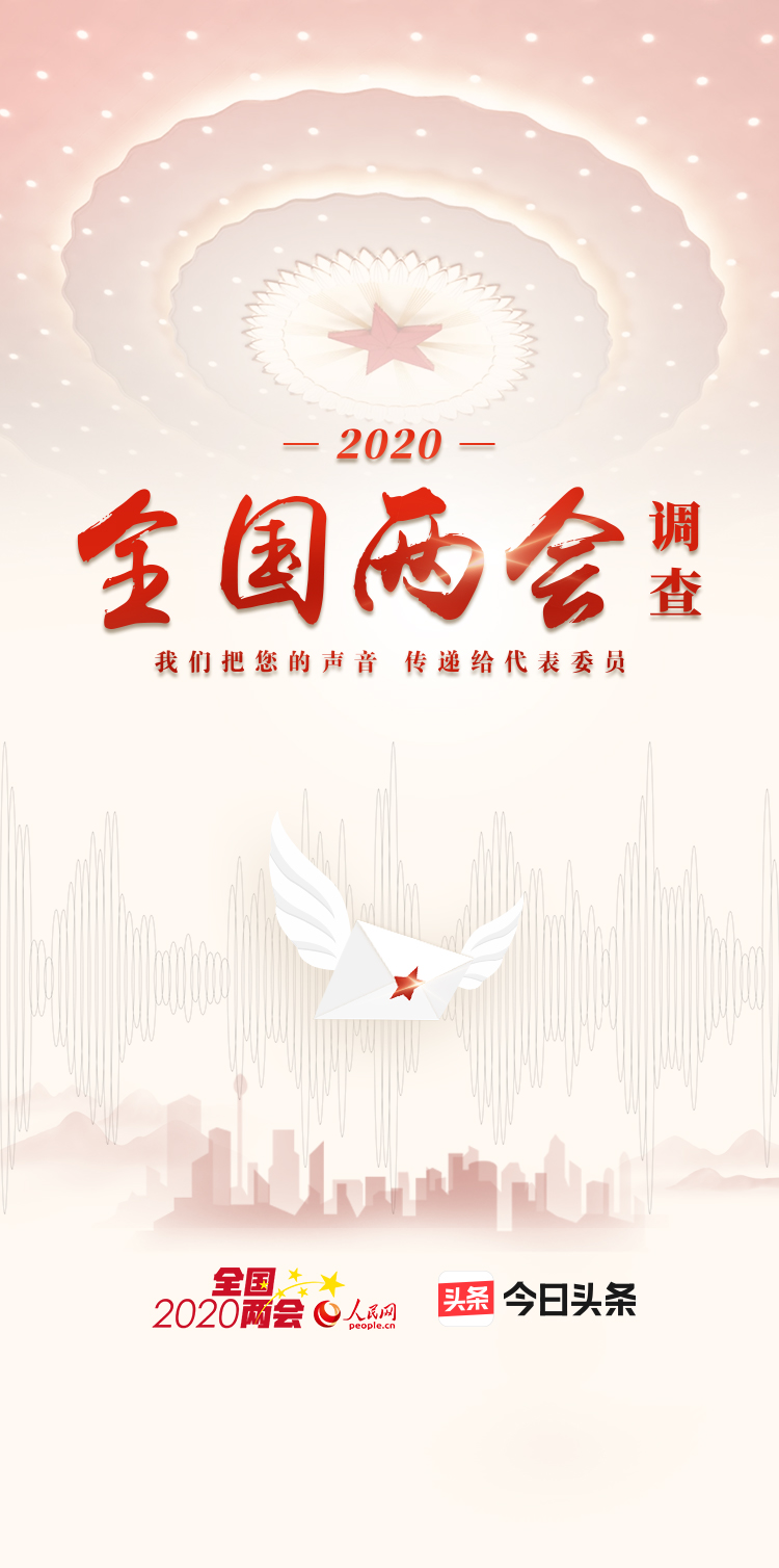 人民网推出2020年全国两会热点调查10大热词等你选出