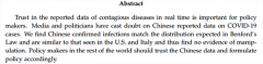 重磅！英美学者联合论文粉碎中国疫情数字造假论：和美国