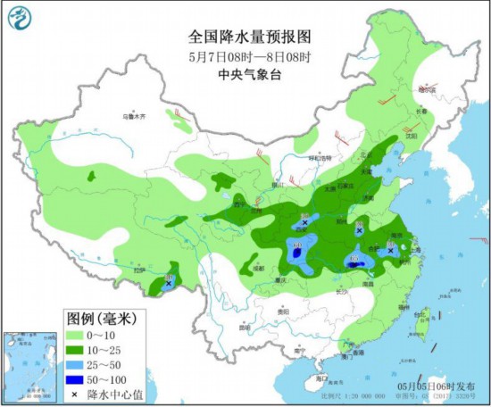 江南等地有较强降雨西北地区等地气温将明显下降