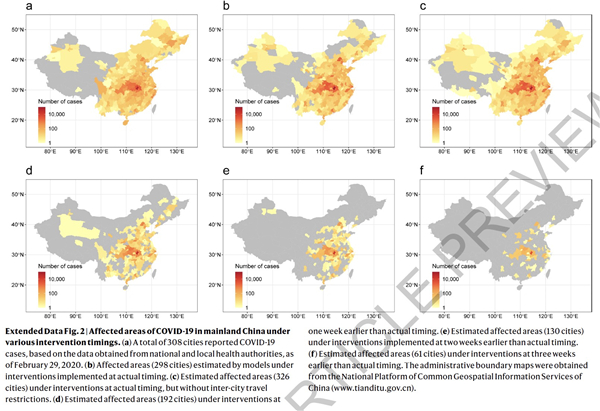 《自然》论文点赞中国抗疫：不干预感染者或超七百万