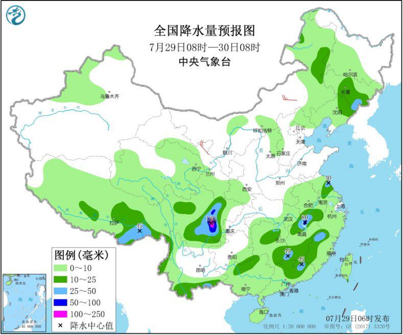 中央气象台：四川盆地有强降水华北和东北地区多阵雨或雷阵雨