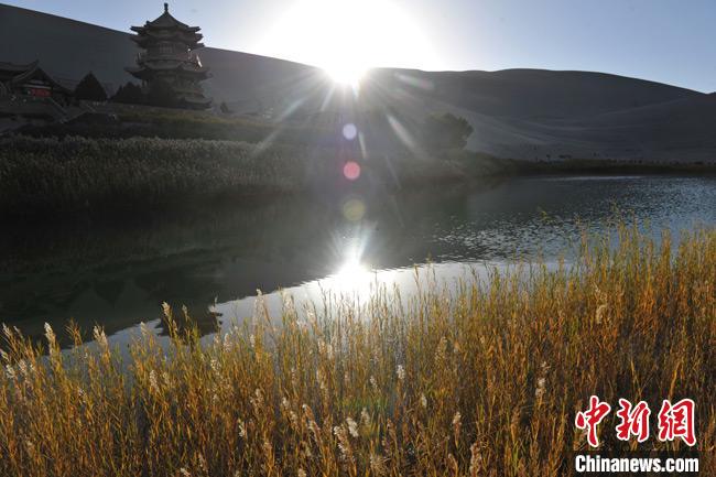 诗人“赴约”敦煌：给月牙写一首诗，听一听沙子说的悄悄话