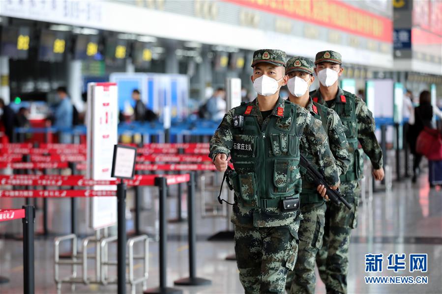 (图文互动)(7)武警官兵“双节”坚守战位保平安