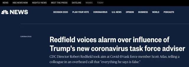 美国科学界群起反击:白宫“政治抗疫”将把国家拖入更深泥潭