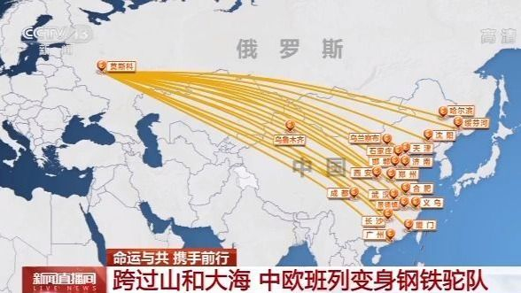 跨过山和大海 中欧班列成为各国携手抗击疫情的“生命通道”