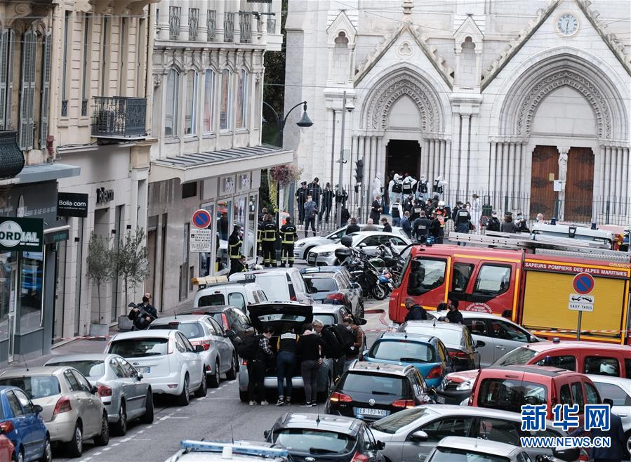 法国尼斯发生持刀伤人事件 至少3人死亡