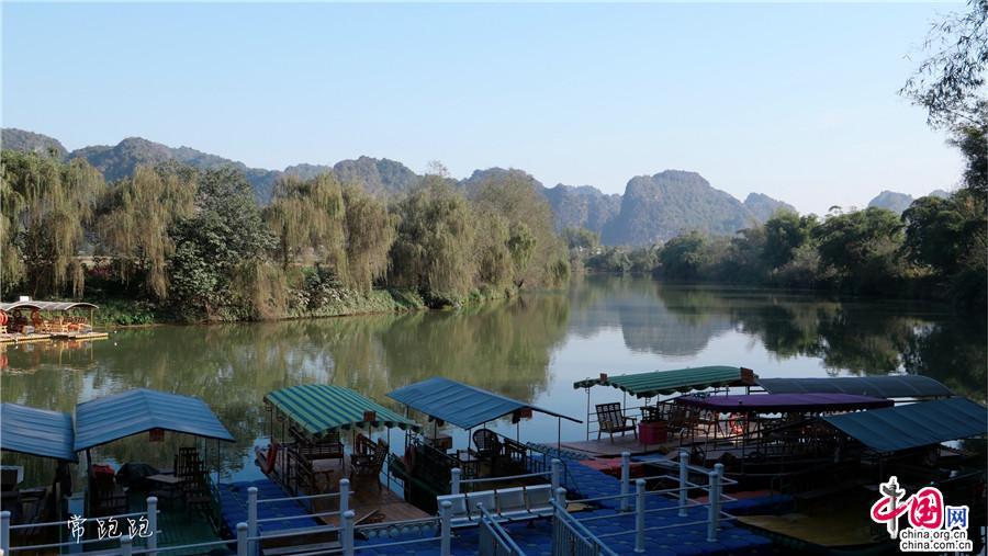 广西上林：养心赏景霞客行乘船畅游