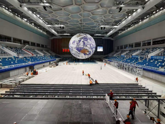 冬奥会首个改造场馆完工水立方可不断进行水冰转换