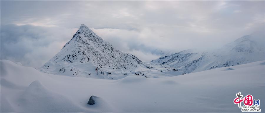 这个冬季 达古冰川的风景真绚色(组图)