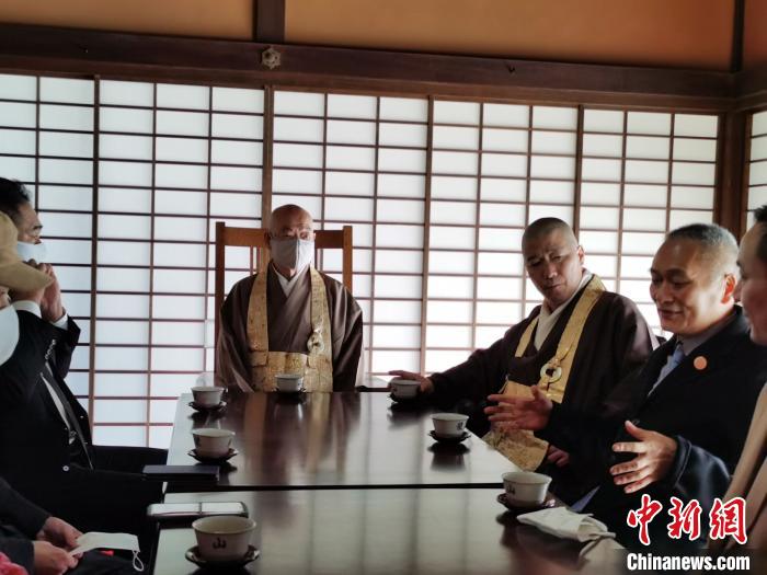 中国福建福清黄檗文化促进会一行访问日本万福寺