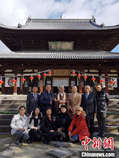 中国福建福清黄檗文化促进会一行访问日本万福寺
