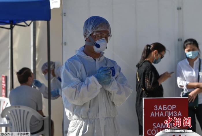 哈萨克斯坦累计确诊超22.4万例 中国检测车助哈抗疫