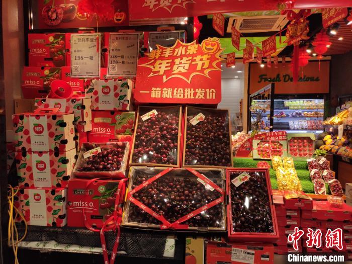 无锡进口车厘子表面检出阳性当地有水果店配报告卖货