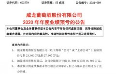 ST威龙2020年业绩预亏背后的“控制权之争”