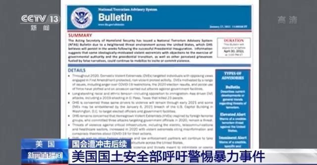 美至少166人因冲击国会被起诉 其中十余人在军队服役过