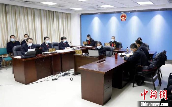 庭审现场。山西省高级人民法院供图