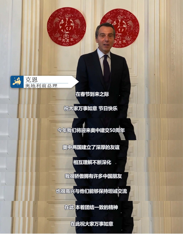 多位国际组织负责人和多国政要送上新春祝福