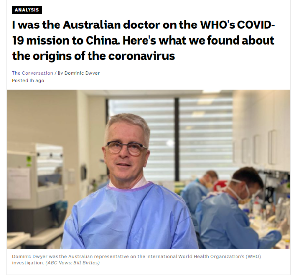 【中国那些事儿】世卫专家详细回顾在华溯源工作 驳斥抹黑中国言论