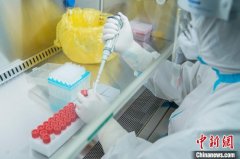 广西防城港进口冷链食品监管仓核酸检测实验室投入使用