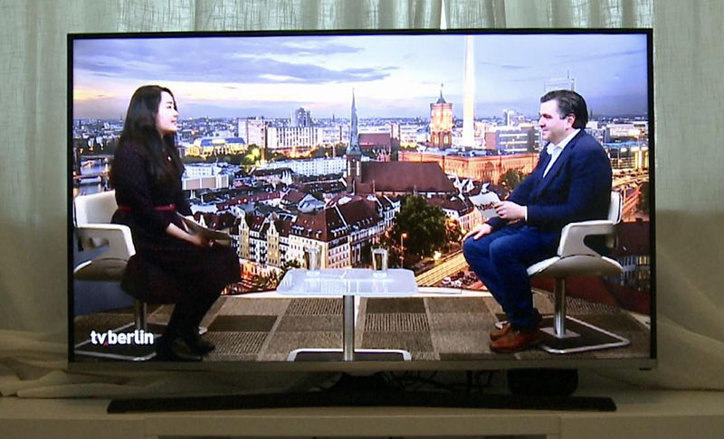 德国柏林电视台聚焦中国 邀请总台记者录制“两会”特别节目