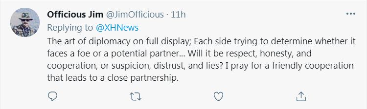 安克雷奇对话后，中国大气表现赢得海外网友点赞