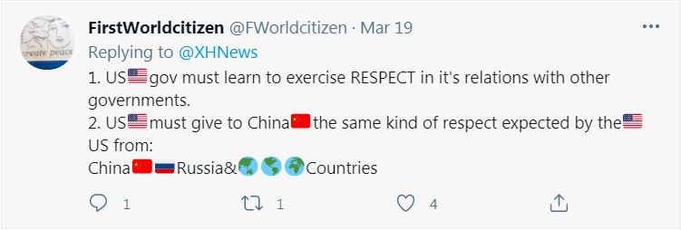 安克雷奇对话后，中国大气表现赢得海外网友点赞