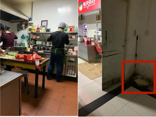 纯外卖加盟店不挂招牌、大米敞口乱放，网红曼玲粥店漏洞难堵
