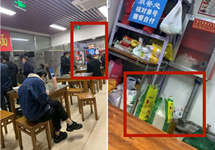 纯外卖加盟店不挂招牌、大米敞口乱放，网红曼玲粥店漏洞难堵